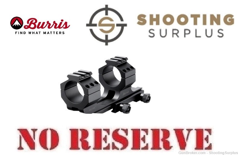 Burris AR-P.E.P.R. Scope Mount 1 in. with Smooth and Picatinny Tops-img-0