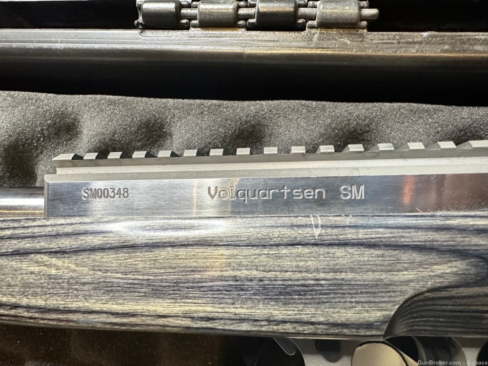Volquartsen custom stainless fluted gray laminated stock .17 wsm NICE!-img-9