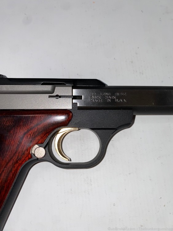 USED! BROWNING MODEL BUCKMARK MEDALLION ROSEWOOD .22 LR $.01 PENNY AUCTION-img-4