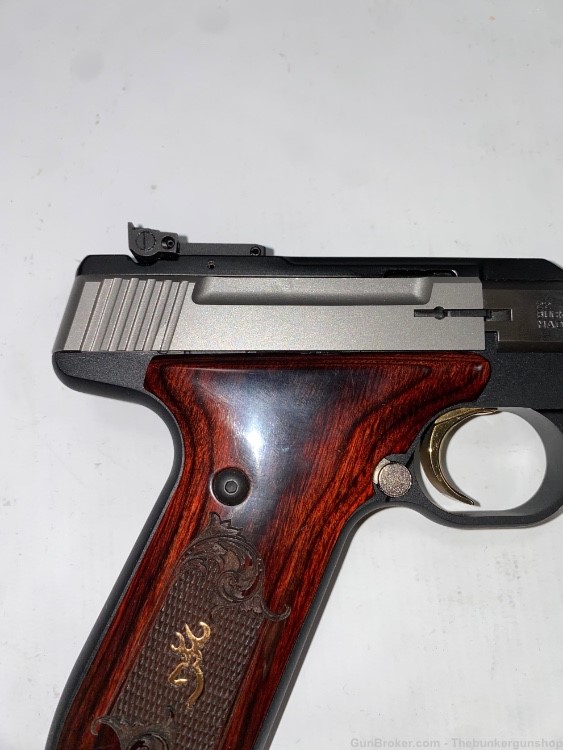 USED! BROWNING MODEL BUCKMARK MEDALLION ROSEWOOD .22 LR $.01 PENNY AUCTION-img-5