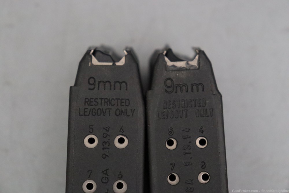 Box O' Glock "LEO" Marked 17rd 9mm Magazines-img-7