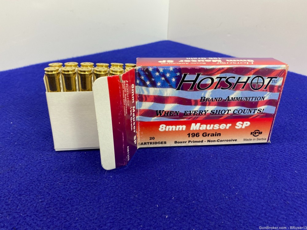 Hotshot 8mm Mauser SP 100 Rounds * SUPERB HUNTING ROUND *-img-2