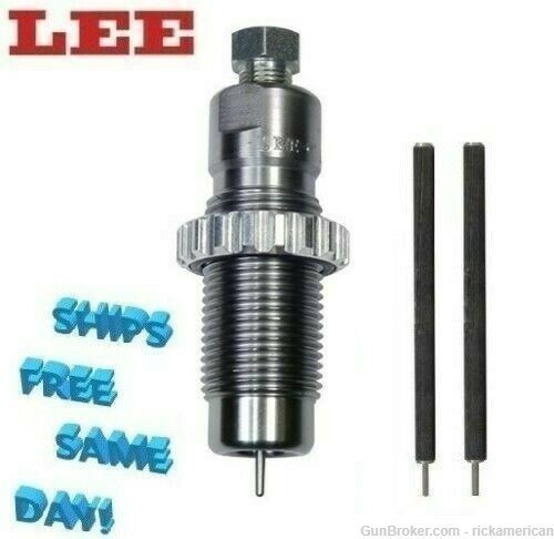 Lee Full Length Sizing Die for 444 Marlin 91112 w/2 Decapping Pins 90027-img-0
