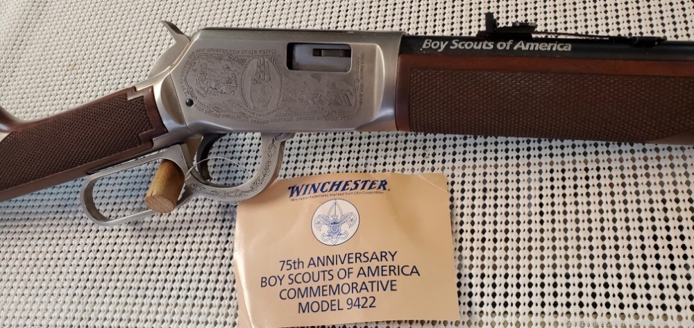 Winchester 9422 75th anniversary Boy Scout NIB Very Nice!-img-6