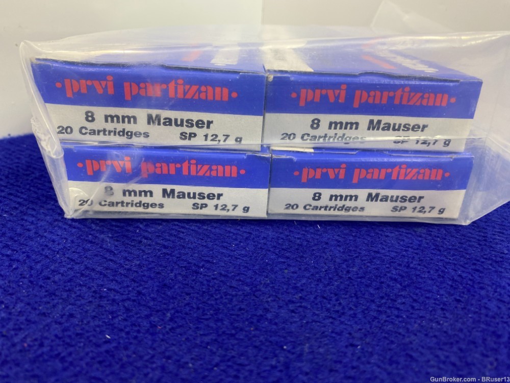 Prvi Partiz 8mm Mauser 80 Rounds * PACKS A POWERFUL PUNCH *-img-3