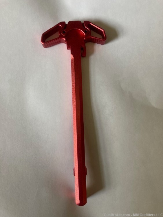 AR15 Ambidextrous Charging Handle Cherry Red NIB No CC Fee-img-0