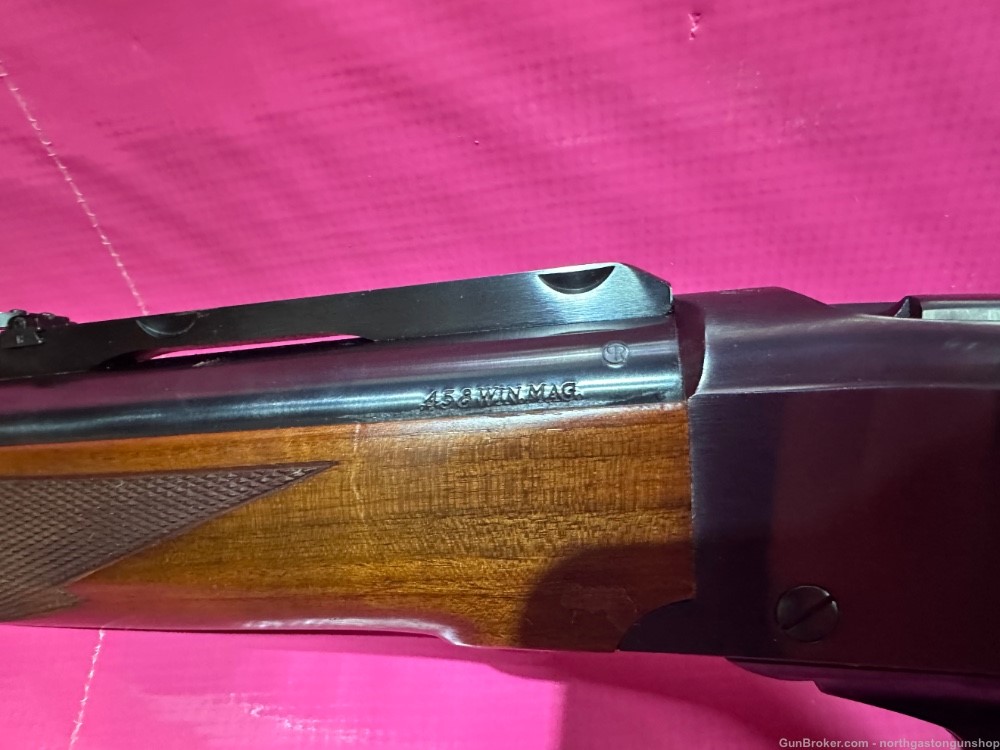 RARE Ruger No. 1 .458 win mag with red buttpad very nice big bore number 1-img-11