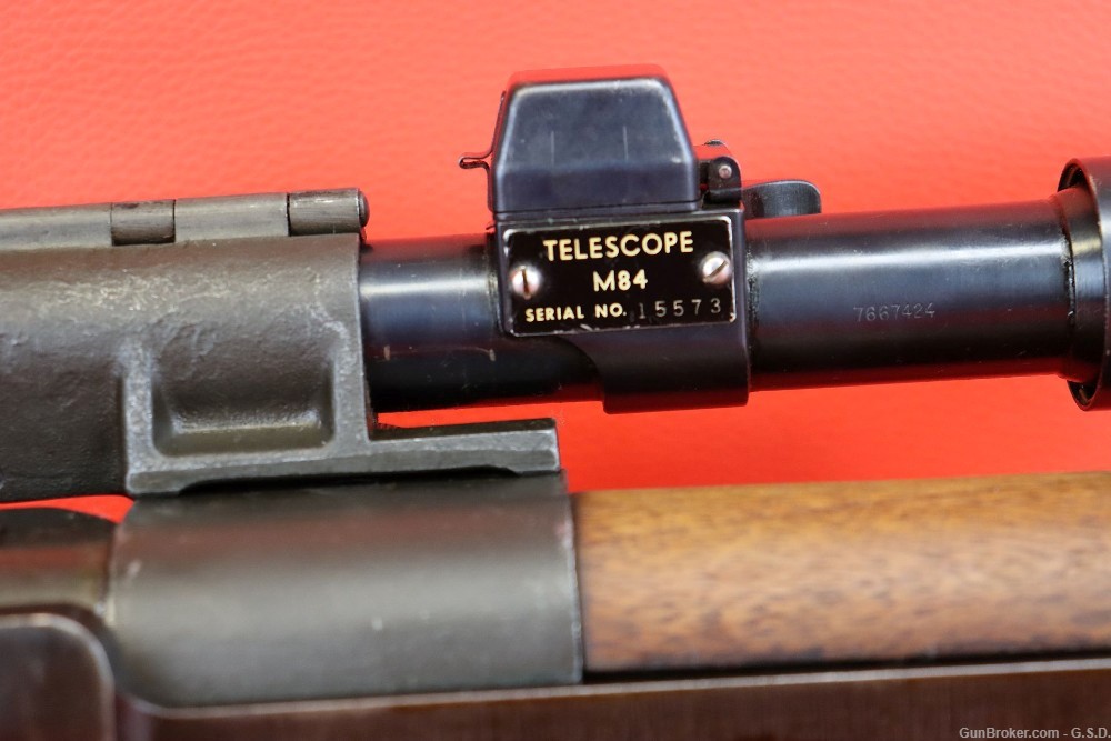 *Springfield M1D Garand 30-06 Sniper w/M84 scope- GOOD COND!-img-2