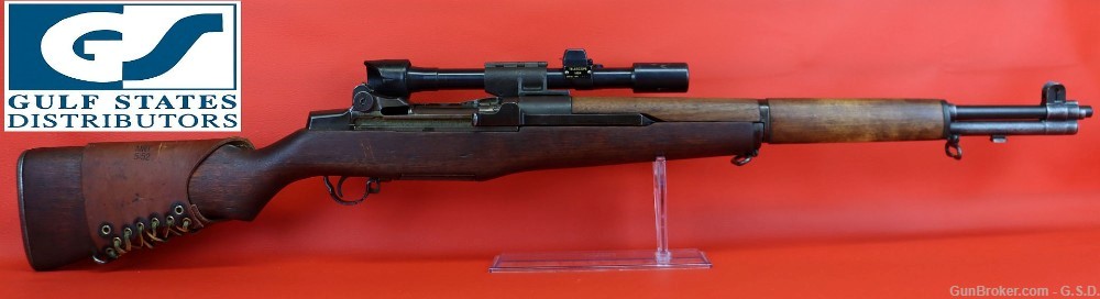 *Springfield M1D Garand 30-06 Sniper w/M84 scope- GOOD COND!-img-0