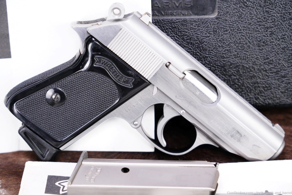 Walther Interarms Model PPK .380 ACP 3.25" Stainless Semi-Auto Pistol, 1989-img-2