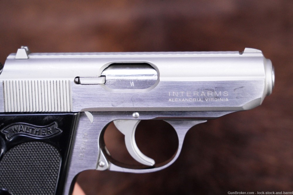 Walther Interarms Model PPK .380 ACP 3.25" Stainless Semi-Auto Pistol, 1989-img-8