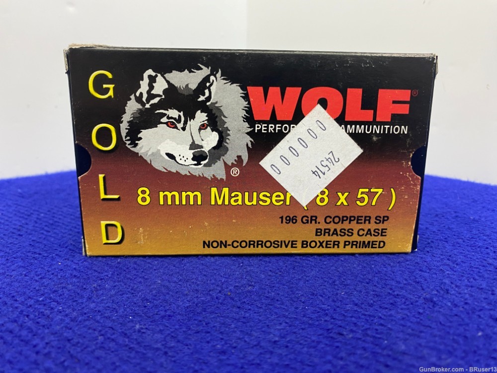 Wolf Gold 8x57 8mm Mauser 100 Rounds *MILITARY CLASSIC * -img-4
