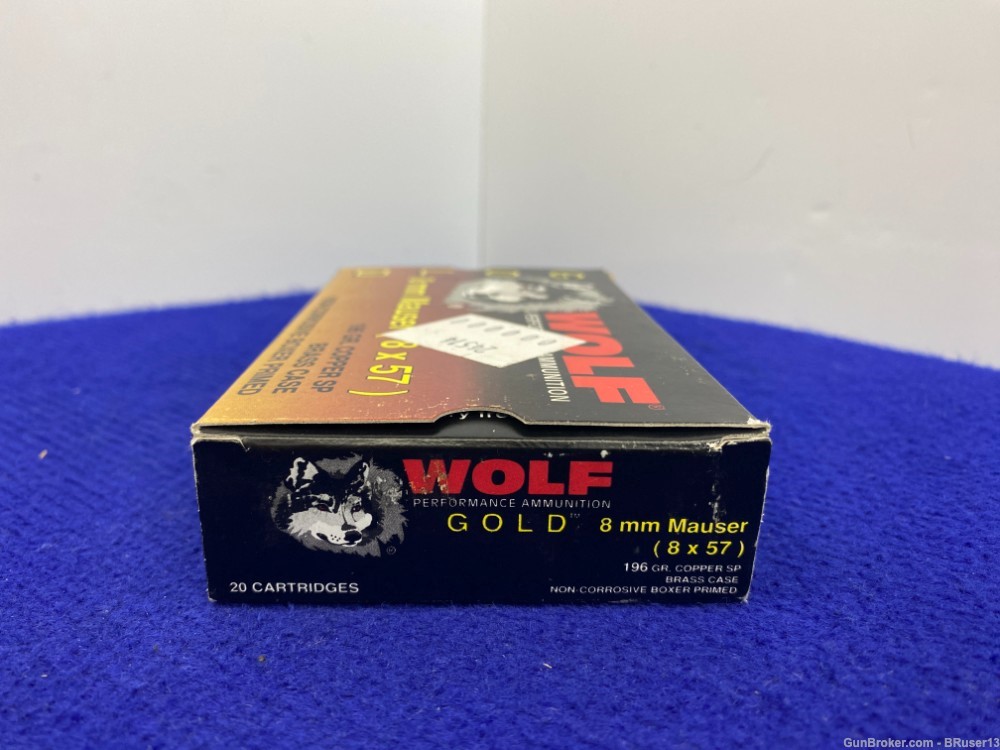 Wolf Gold 8x57 8mm Mauser 100 Rounds *MILITARY CLASSIC * -img-6