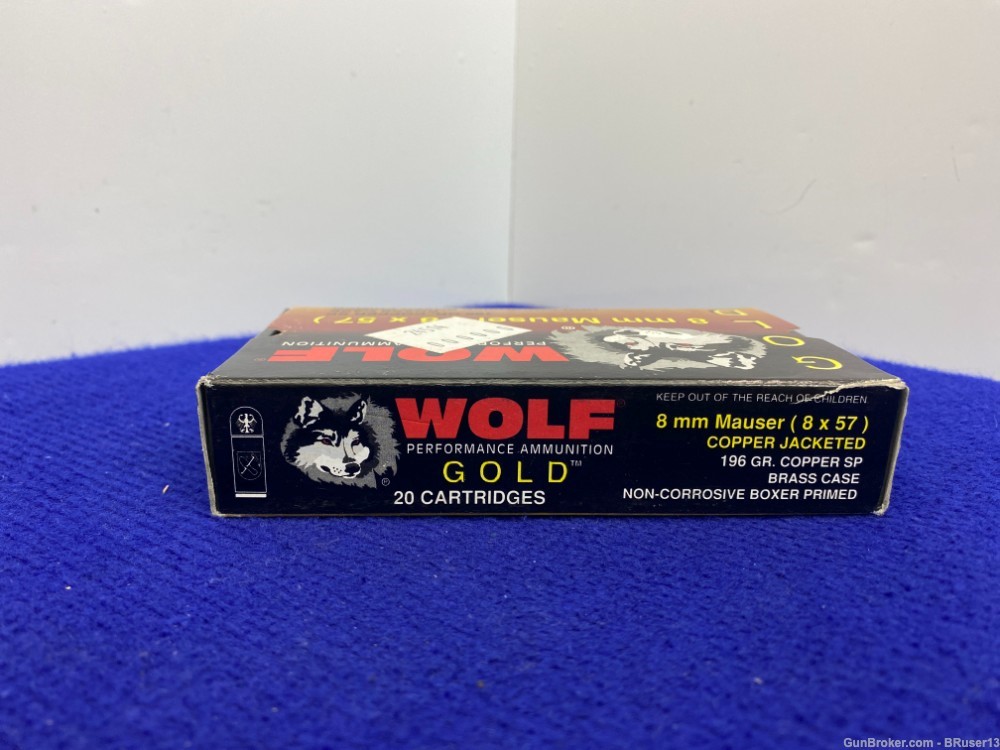 Wolf Gold 8x57 8mm Mauser 100 Rounds *MILITARY CLASSIC * -img-7