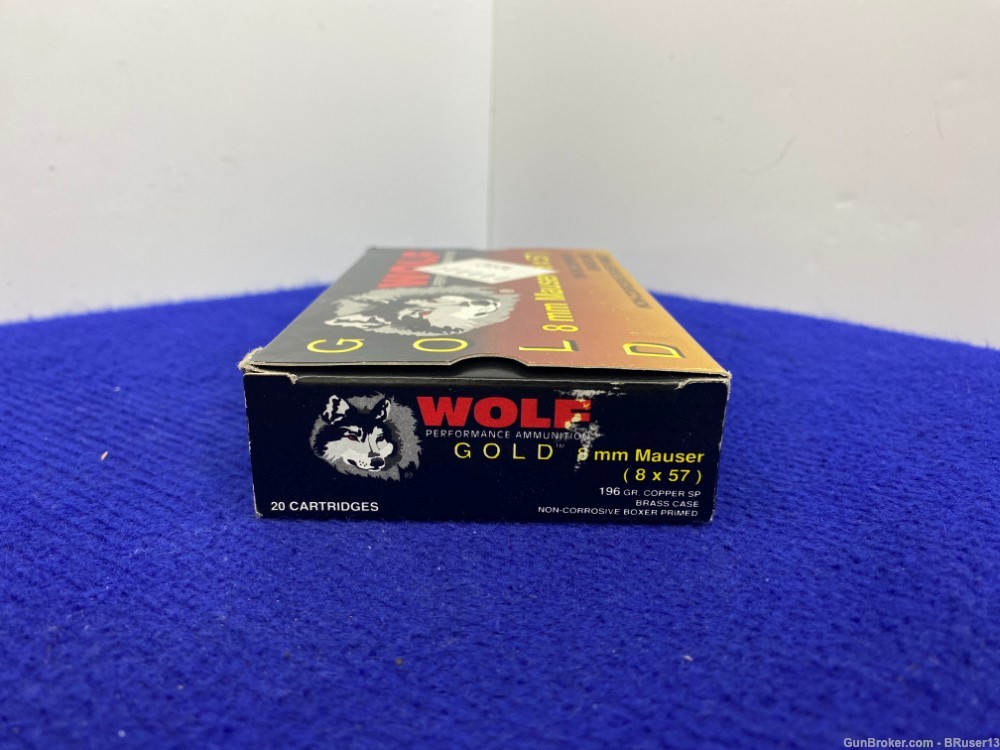 Wolf Gold 8x57 8mm Mauser 100 Rounds *MILITARY CLASSIC * -img-8