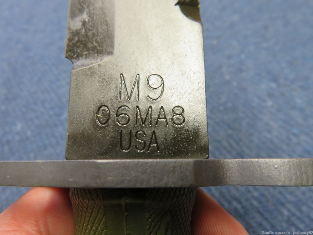 US MILITARY M9 BAYONET FOR M16/M4-EXCELLENT-06MA8 TRI TECHNOLOGIES-img-7