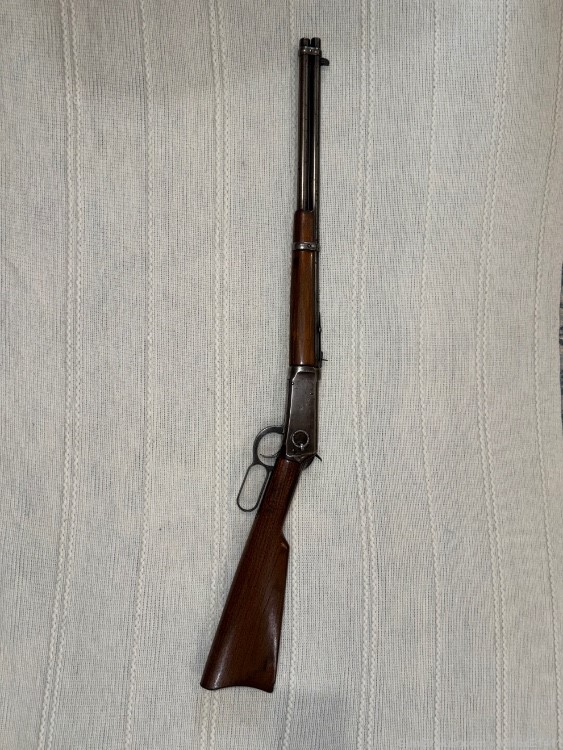 Winchester model 1894 20" barreled saddle-ring carbine 30 W.C.F-img-0