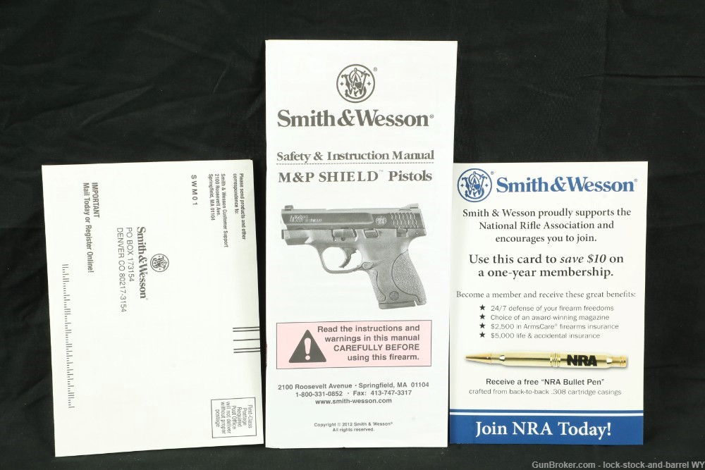 Smith & Wesson M&P40 Shield .40 S&W 3” Semi-Auto Pistol Manual Safety-img-32