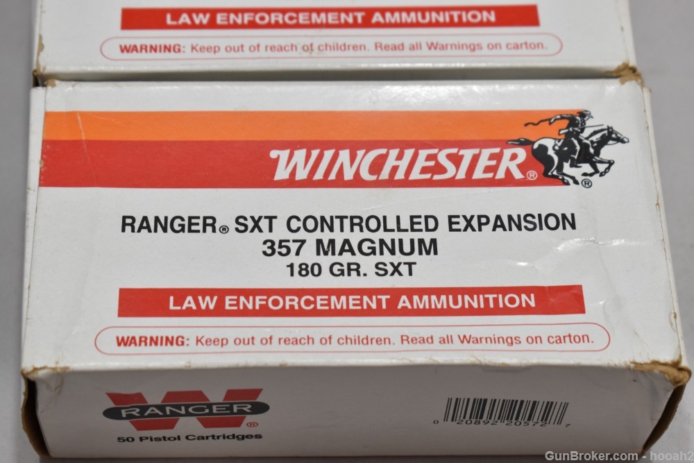 3 Boxes 150 Rds Winchester Ranger SXT Controlled Expansion 357 Magnum Mag -img-1
