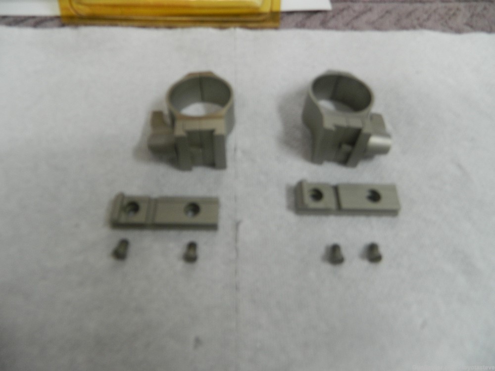 White Muzzleloader QR Rings & Bases & Front & Rear Sights White PARTS -img-8