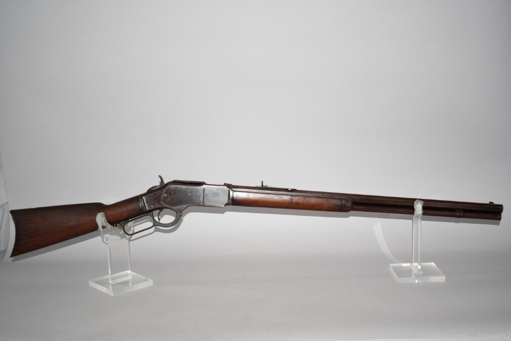 Winchester 1873 3rd Model Lever Action Rifle 22 SHORT 1889 READ-img-0