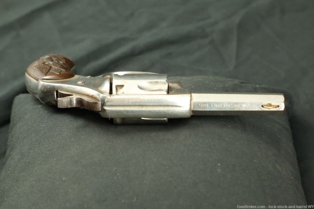 Iver Johnson American Bulldog .32 S&W Double Action Revolver, Antique-img-7