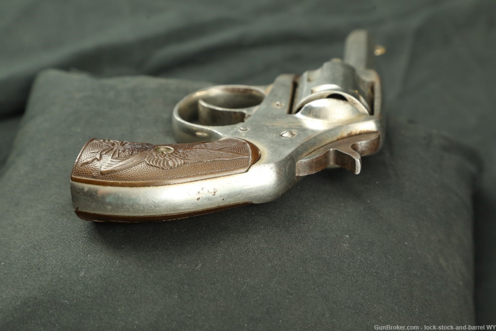 Iver Johnson American Bulldog .32 S&W Double Action Revolver, Antique-img-10