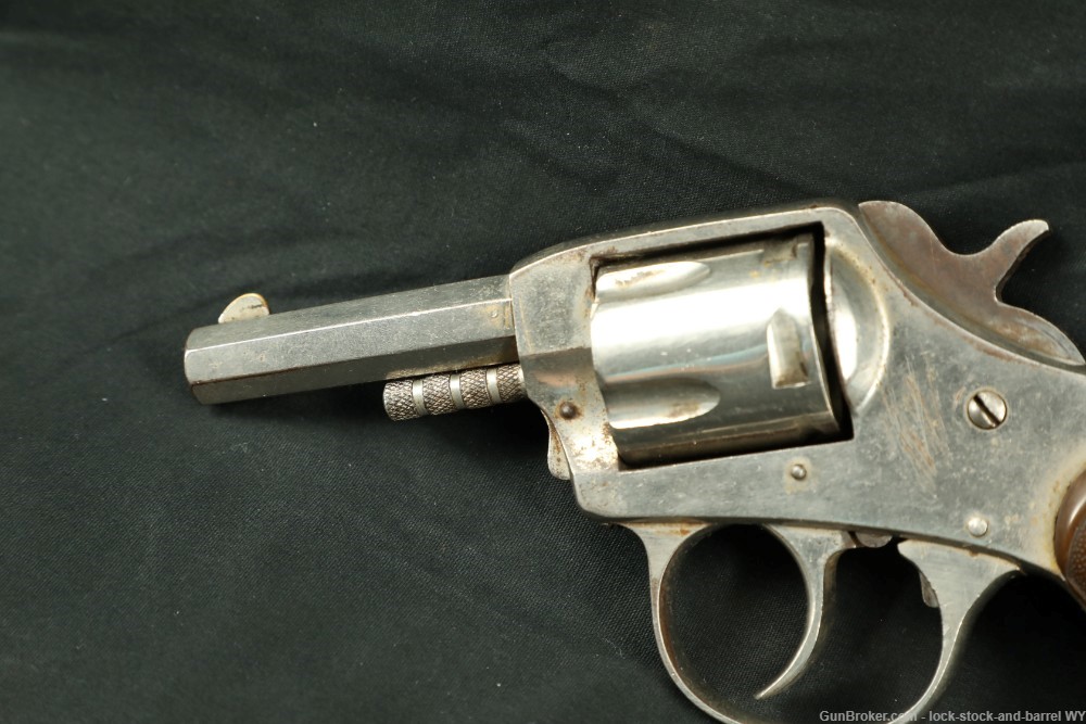 Iver Johnson American Bulldog .32 S&W Double Action Revolver, Antique-img-5