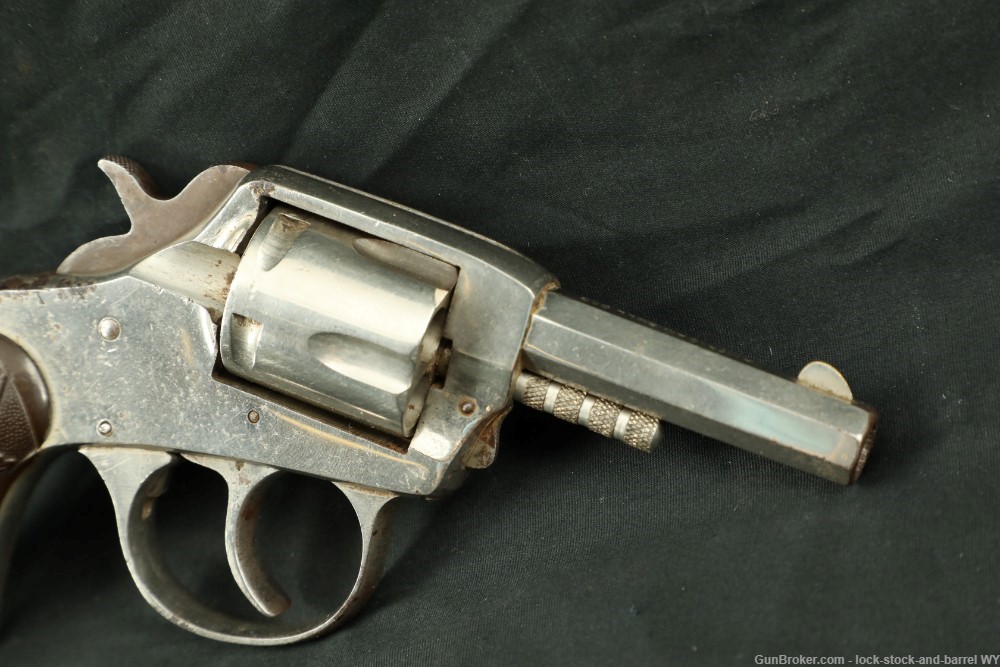 Iver Johnson American Bulldog .32 S&W Double Action Revolver, Antique-img-3