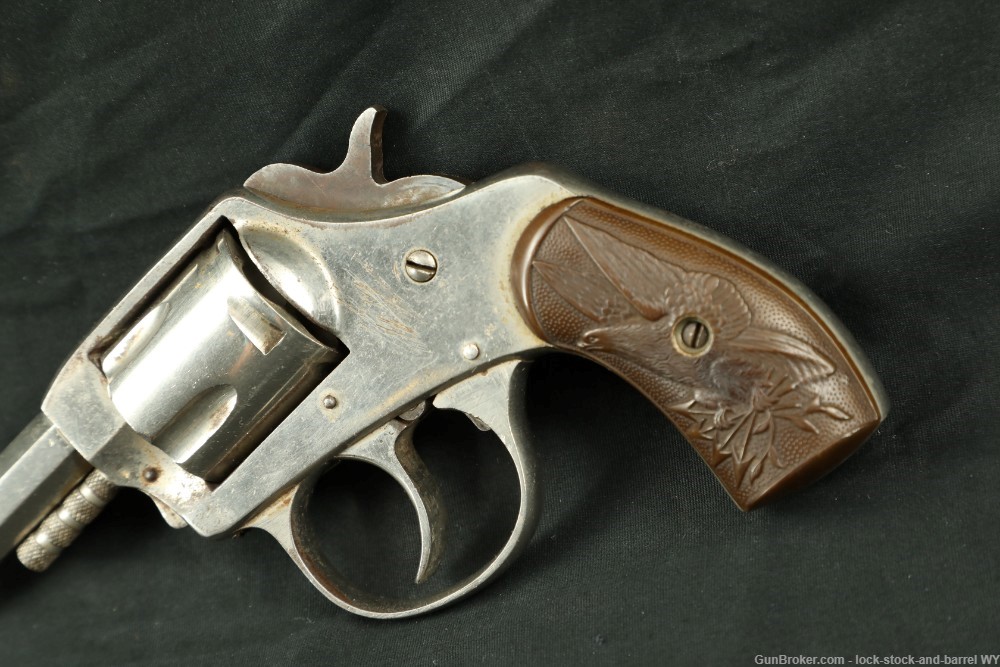 Iver Johnson American Bulldog .32 S&W Double Action Revolver, Antique-img-6