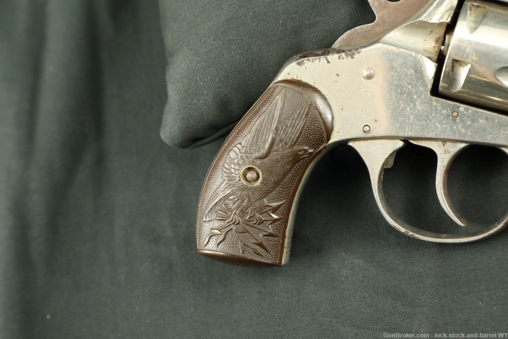 Iver Johnson American Bulldog .32 S&W Double Action Revolver, Antique-img-14