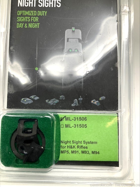 MEPROLIGHT LTD Tru-Dot Tritium Night Sight for H&K 91, 93, 94, & MP5-img-2