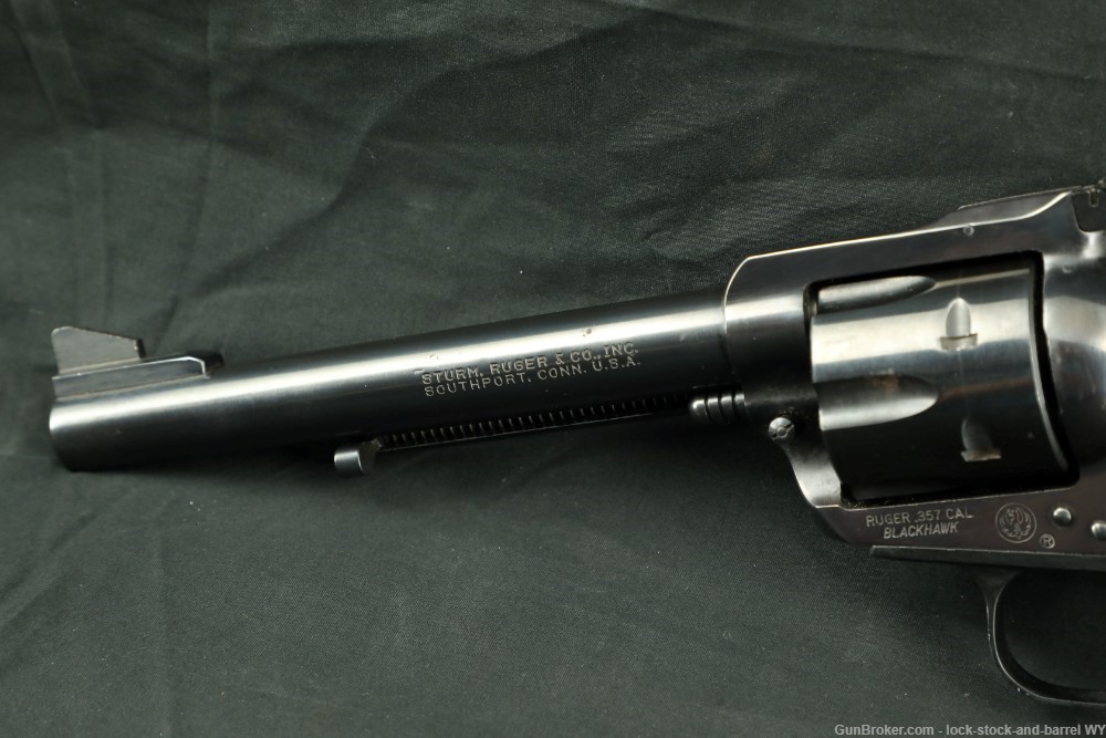 Ruger Blackhawk .357 Magnum, 6.5” Single Action Revolver MFD 1971 C&R-img-5