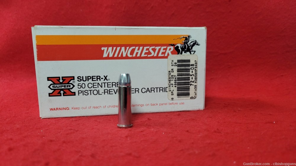 Winchester Super-X .38 Special 158 grain hollow point 100 rounds-img-3