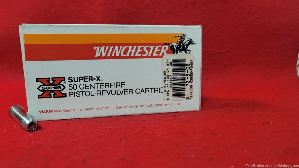 Winchester Super-X .38 Special 158 grain hollow point 100 rounds-img-2
