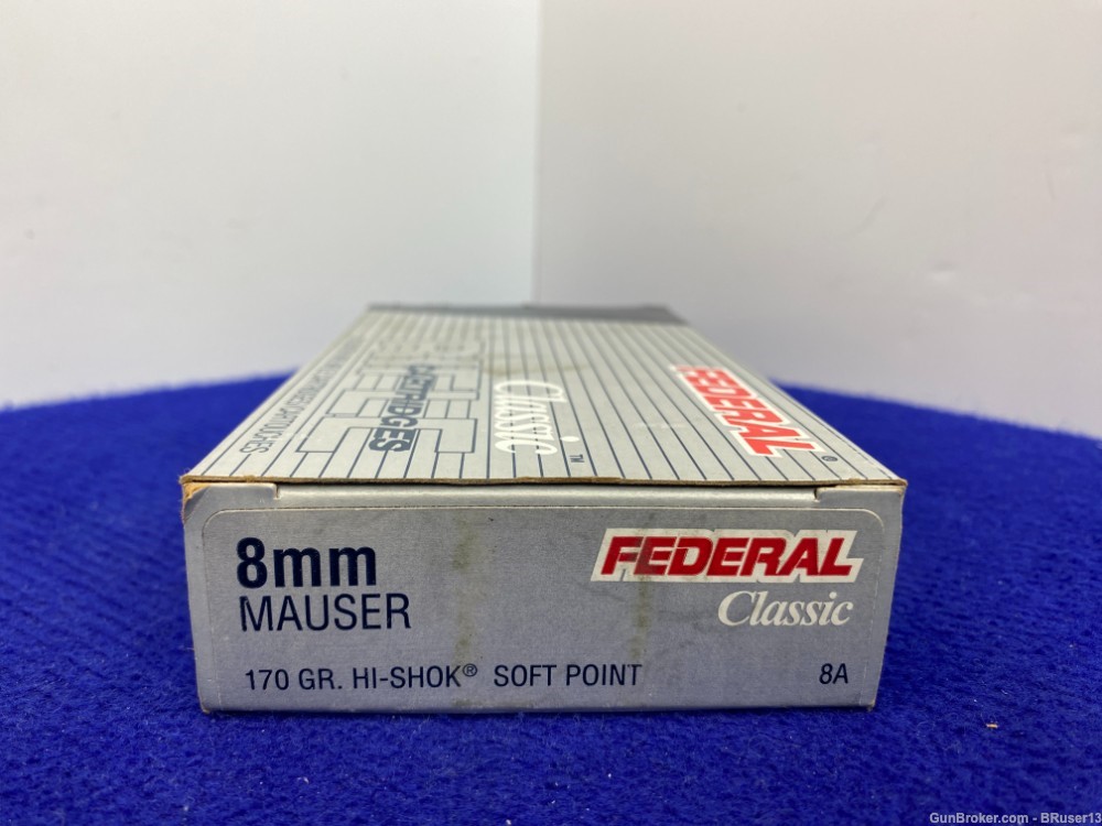 Federal Classic 8MM Mauser 80 Rounds * HIGH PERFORMANCE GRADE *-img-5