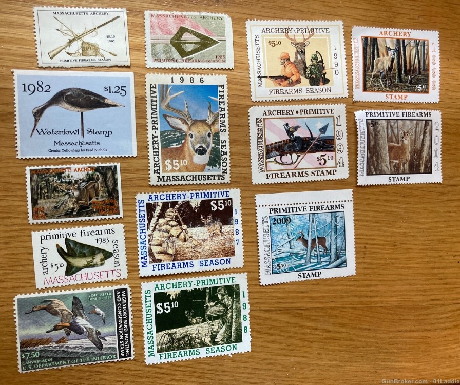 Variety of 14 Stamps 1981-2004-img-2