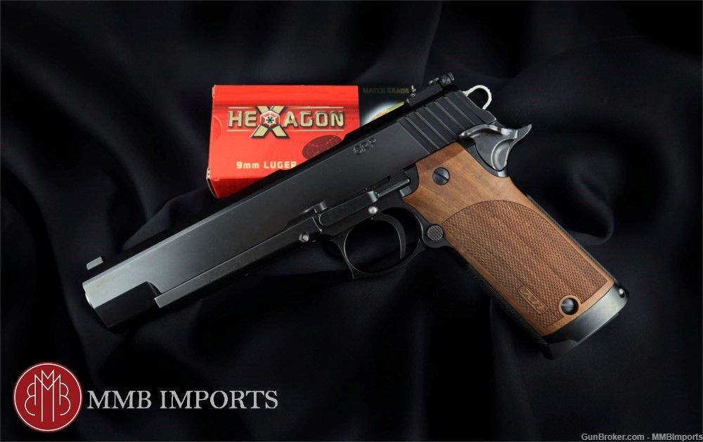 Super Rare: Geiger GRP Roller Lock Pistol 6" 9mm -img-1
