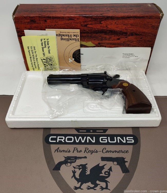Colt Diamondback 4” in 22lr w/ Box & Papers, RARE & EXCELLENT-img-0