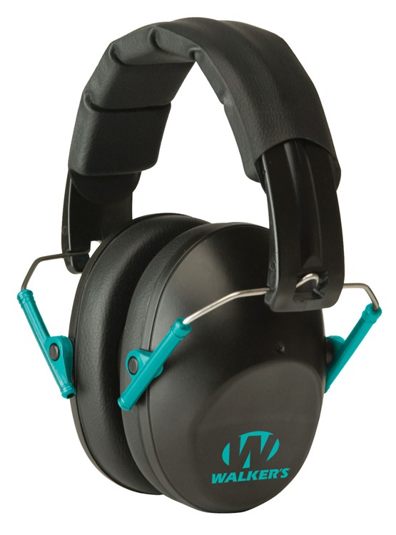 Walkers Pro Low Profile Muff Polymer 22 dB Folding Over the Head Ear Cups, -img-0