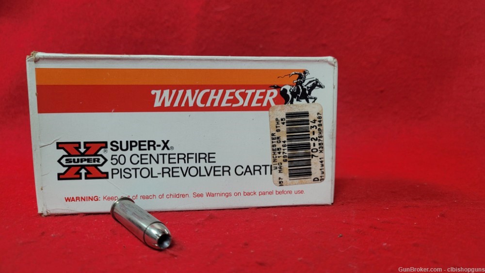 Winchester Super-X .357 Magnum 145 grain Silvertip HP 140 rounds ammo-img-2