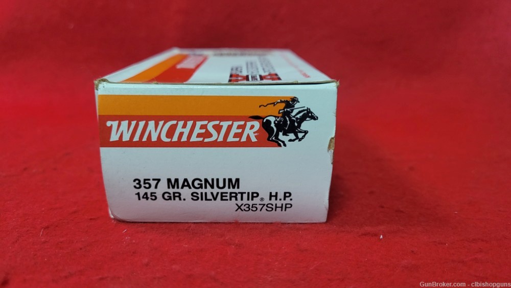 Winchester Super-X .357 Magnum 145 grain Silvertip HP 140 rounds ammo-img-1
