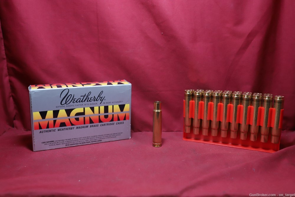 Weatherby Factory .460 Weatherby mag Unprimed Brass Casings 20 Count-img-0
