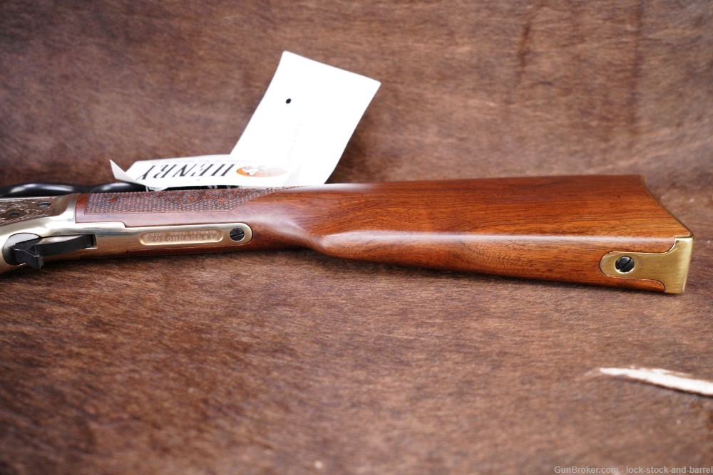 Henry Repeating Arms H024-4570N20 .45-70 20" NRA Brass Engraved Lever Rifle-img-15