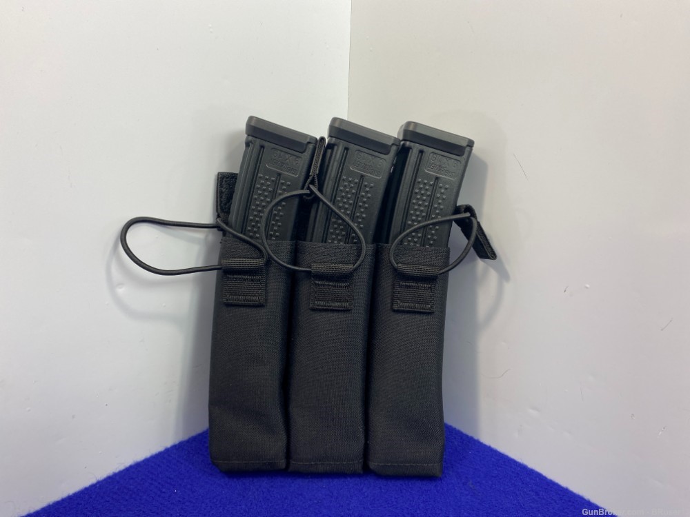 (3) Sig Sauer MPX magazine w/pouch  30Round Capacity 9mm *DURABLE QUALITY*-img-0