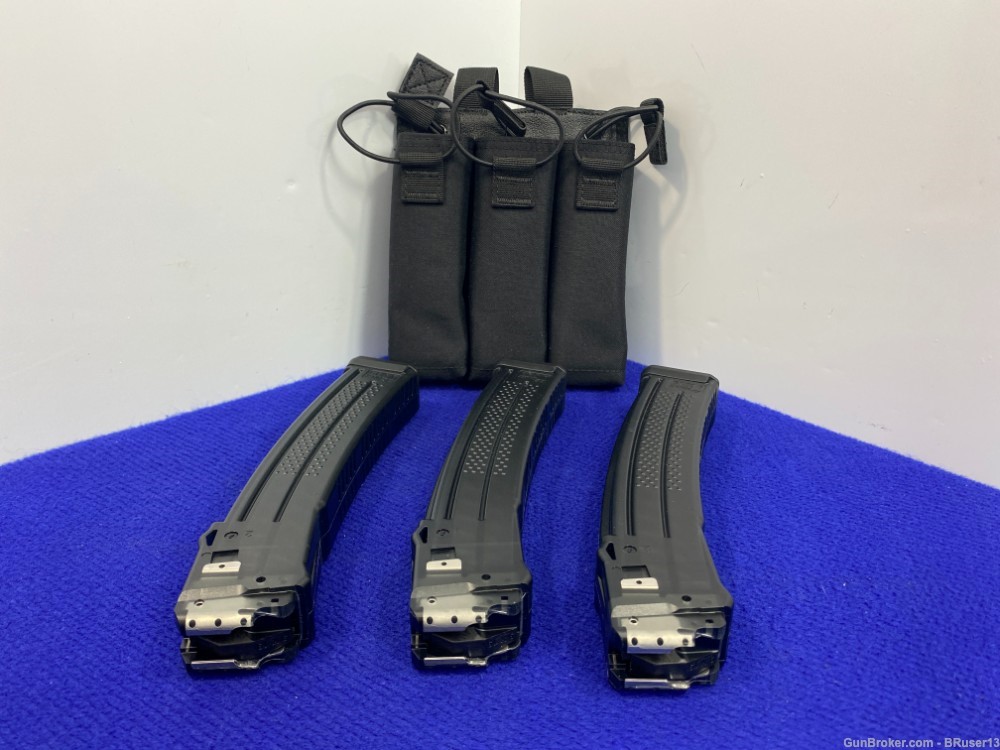 (3) Sig Sauer MPX magazine w/pouch  30Round Capacity 9mm *DURABLE QUALITY*-img-2