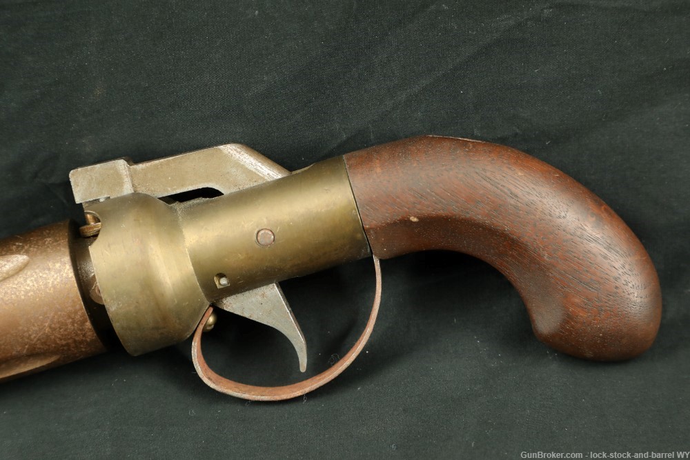 Contemporary Kit .36 Caliber Percussion Pepperbox Revolver, ATF Antique -img-6