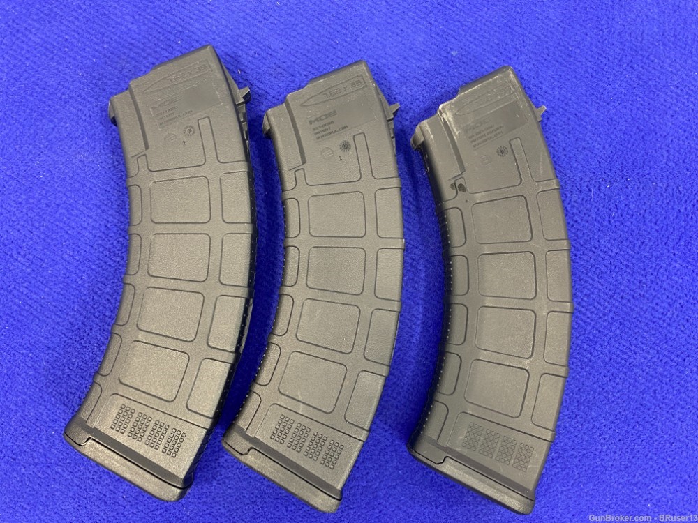 (3) Pmag 30  AK-47 30rd Mags 7.62x39 * EXTREME DURABILITY AND QUALITY *-img-0