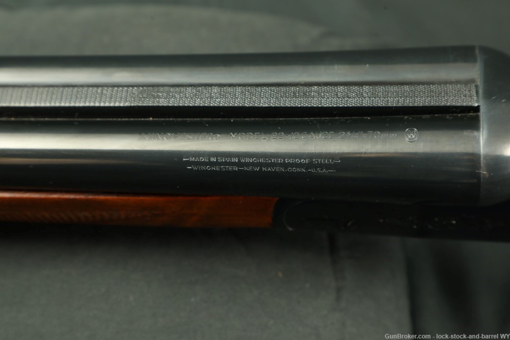 Winchester Spain Model 22 12 Gauge 28.25” SxS Double Barrel Shotgun-img-27