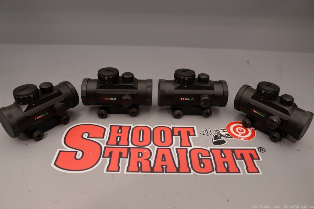 Lot O' Four (4) TruGlo 30mm Red Dot Sight TG8030P (New-Old-Stock)-img-0